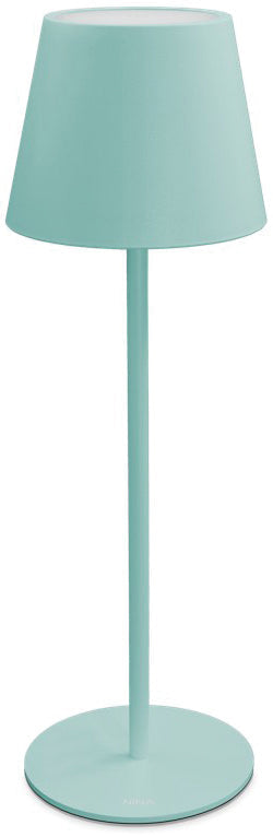 Ecolight Lampada Da Tavolo A Led Nina Ricaricabile 1,8 W - 180 Lumen - 3.000K Col. Turchese