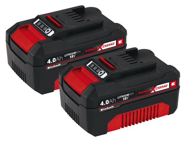 Einhell Batteria Power X Change 18V 4,0 Ah Blister 2 Pezzi