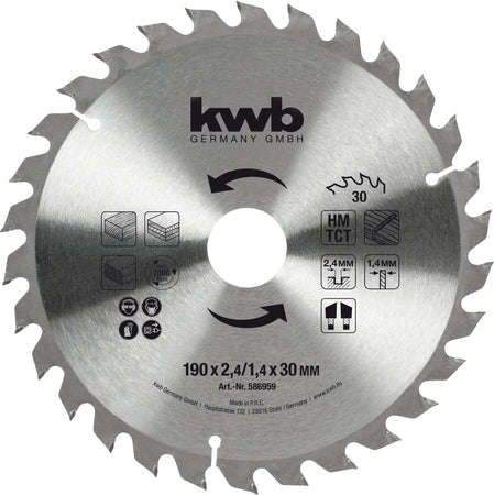 Einhell Disco Per Sega Circolare Th-Cs 1400/1 Mm.190X30 30 Denti