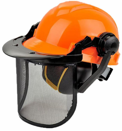 Elmetto Di Protezione Con Visiera + Cuffie