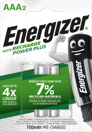 Energizer Pila Ricaricabile Power Plus Ministilo 2 Pz.