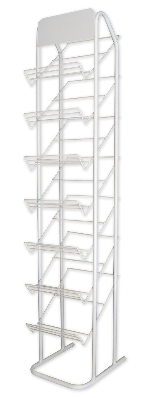 Espositore Per Plastica Adesiva Capacitãe 28 Rotoli-7 Ripiani Cm. 34,5X40X172H