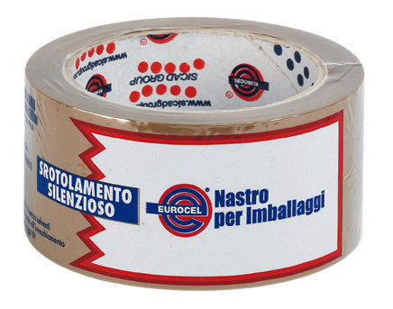 Eurocel Nastro Da Imballo Pp36 Mm. 50X66 Mt. Col. Avana 36.00 Rotoli
