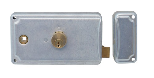 F.Lli Facchinetti Serratura Ferro Appl. 3M+S Zincata Art. P38 E. 60 Dx