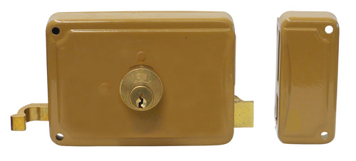 F.Lli Facchinetti Serratura Legno Appl.3M+S Cil/Fisso Art. P30 E. 60 Dx