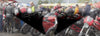 2 ADESIVI 3D GEL PROTEZIONI LATERALI compatibili per moto KAWASAKI VERSYS 1000 - Trasparente