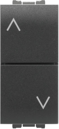 Feb Elettrica Doppio Pulsante 250V 16 A Col. Antracite 10.00 Pz