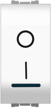 Feb Elettrica Interruttore Bipolare Luminoso 16 Ax Col. Bianco 10.00 Pz