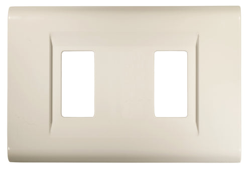 Feb Elettrica Placca Click Col. Bianco 2 Posti