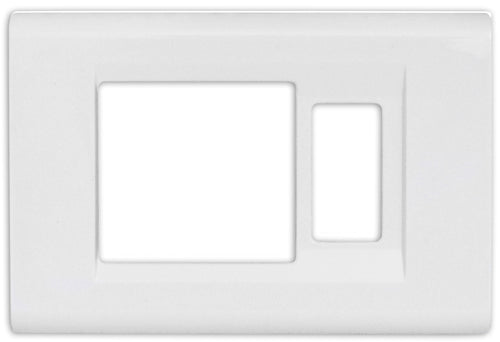 Feb Elettrica Placca Click Per Schuko+1 P Col. Bianco 50.00 Pz