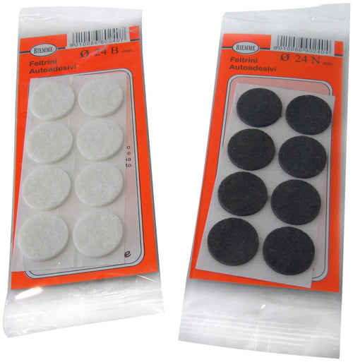 Feltrino Milleusi Tondo - Col. Marrone Ø Mm. 24 8 Pz. 50.00 Confezioni