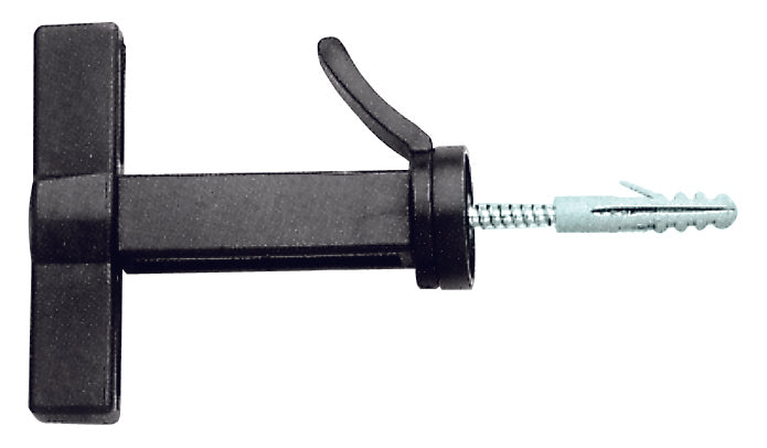 Fermaimposte A Scatto Nero A Farfalla Vite + Tassello 25.00 Pz