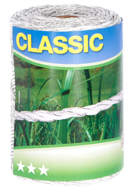 Filo Elettrificato Tondo Per Recinto Classic Bianco Mt. 250 Fili 6