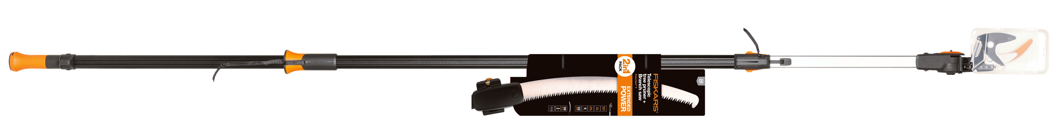 Fiskars Kit Troncarami/Svettatoio Telescopico Upx86 + Seghetto Upx80 Cm. 240÷410