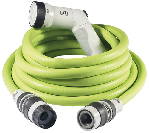 Fitt Tubo Estensibile Per Giardinaggio Fitt Ikon Mt.15 Con Pistola Col. Lime