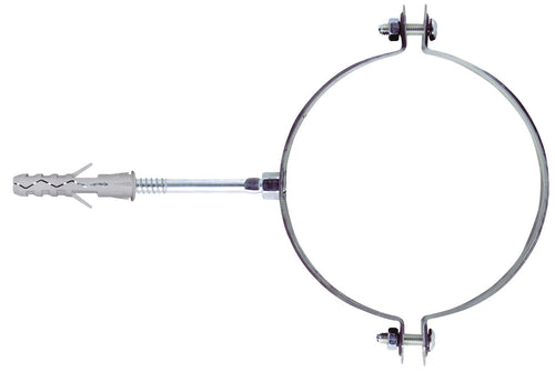 Friulsider Collare Per Tubi Rain 2 Pz. Zincato Bianco Ø Tubo Mm.120 /125 25.00 Confezioni