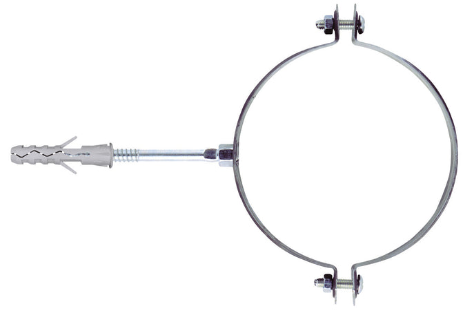 Friulsider Collare Per Tubi Rain 2 Pz. Zincato Bianco Ø Tubo Mm.120 /125 25.00 Confezioni