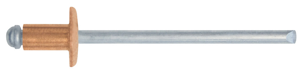 Friulsider Rivetto A Strappo In Rame 100Pz. Mm. 3,4X9 10.00 Confezioni