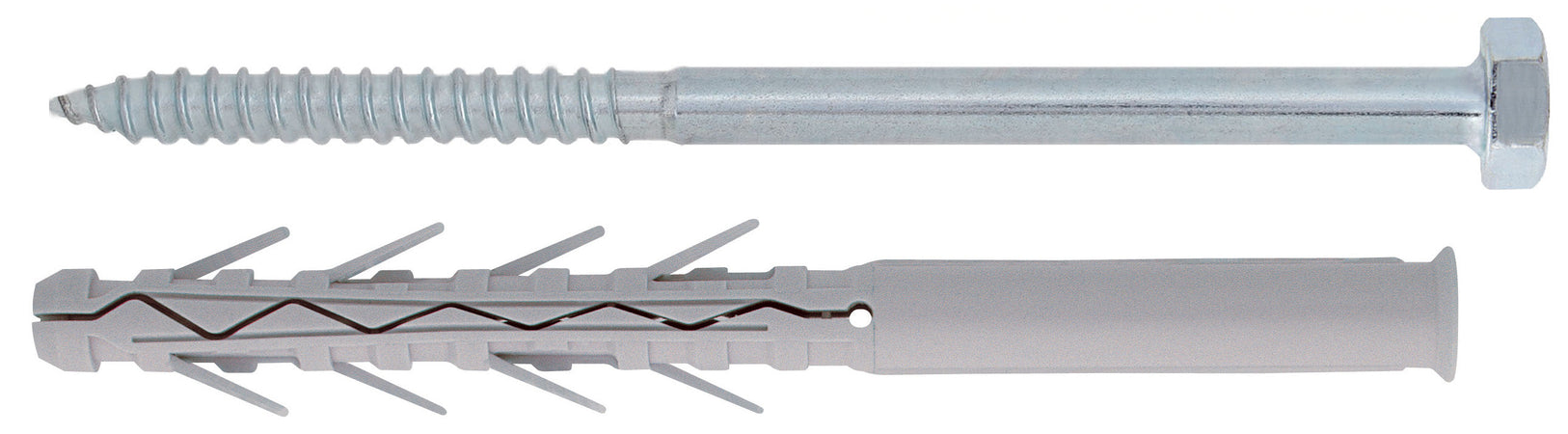 Friulsider Tassello Tup4 Con Vite Testa Esagonale 100 Pz. Mm. 8X80