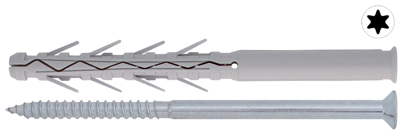 Friulsider Tassello Tup4 Con Vite Torx 50 Pz. Mm. 8X100