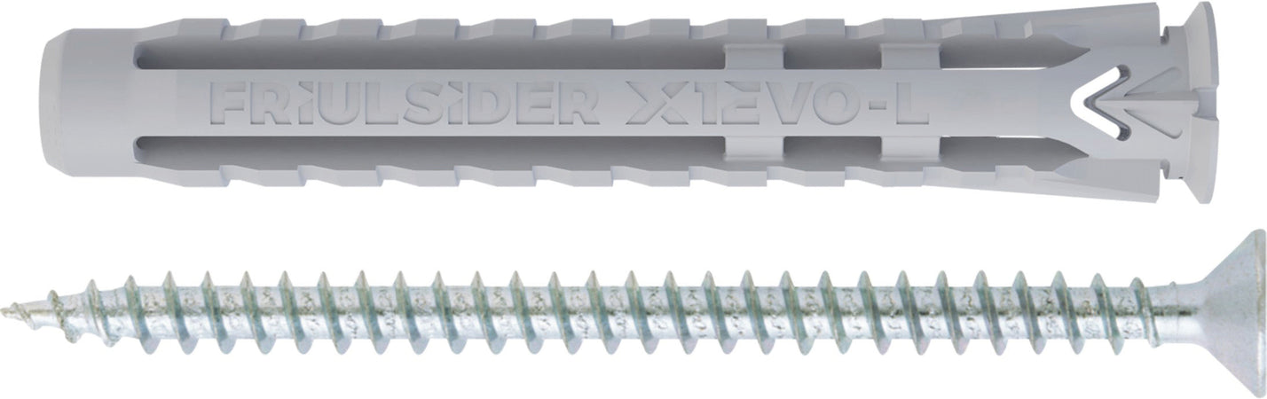 Friulsider Tassello Universale X1 Evo-L Con Vite 100Pz. Mm. 6X50