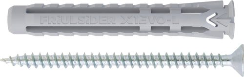 Friulsider Tassello Universale X1 Evo-L Con Vite 100Pz. Mm. 6X50