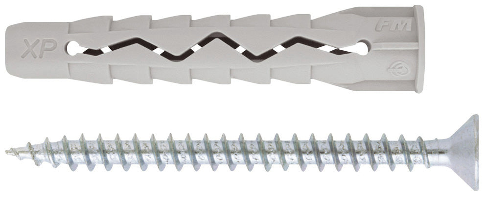 Friulsider Tassello Xp Con Vite In Blister 4 Pz. Mm. 10X65 15.00 Confezioni