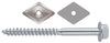 Friulsider Vite Mordente Zincata Per Legno Te Con Rondella Mm. 6X 90