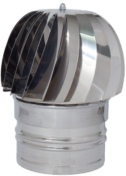 Fumaiolo Girevole Globo Tondo (Attacco Maschio) Ø Cm. 13