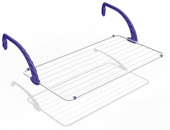 Gimi Stendibiancheria Da Balcone Polar 100 Cm. 109,5X55X27,5 H Stenditura Mt. 10