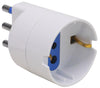 Globex Adattatore Semplice In Blister 2P+T Spina 16A/ Presa Schuko 10A 20.00 Pz