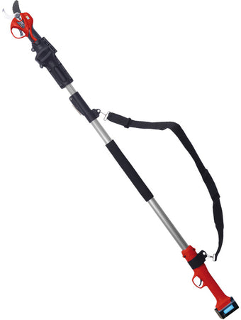 Globex Asta Telescopica In Alluminio Forbici Per Potatura A Batteria Cod. 54683/54684 Mt. 1,3÷2,1