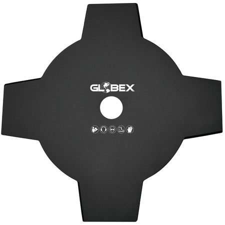 Globex Disco In Acciaio A 4 Denti Per Decespugliatore Ø Mm. 255