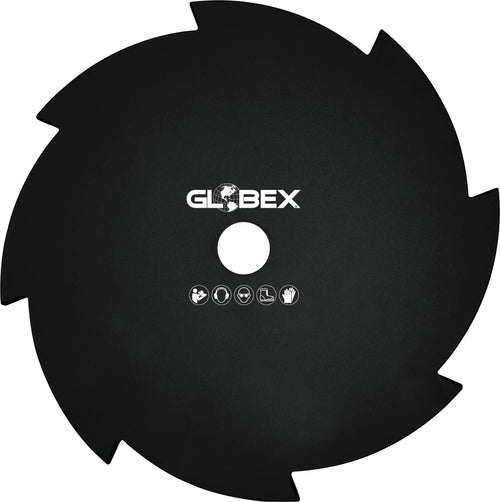 Globex Disco In Acciaio A 8 Denti Per Decespugliatore Ø Mm. 255