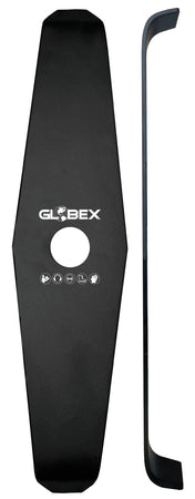 Globex Disco In Acciaio Ricurvo A 2 Denti Per Decespugliatore Ø Mm. 300