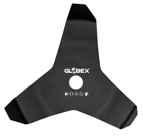 Globex Disco In Acciaio Ricurvo A 3 Denti Per Decespugliatore Ø Mm. 300