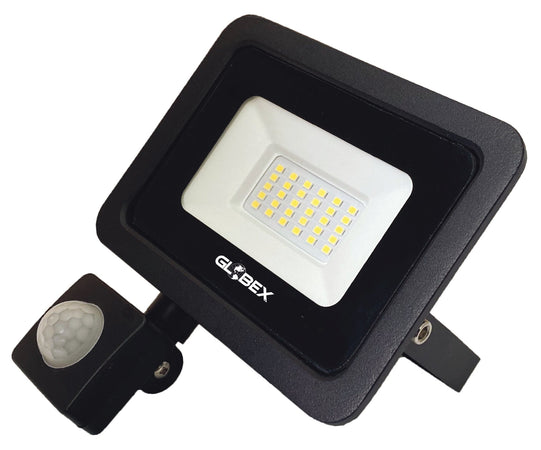 Globex Proiettore A Led Con Sensore 20W 4000K