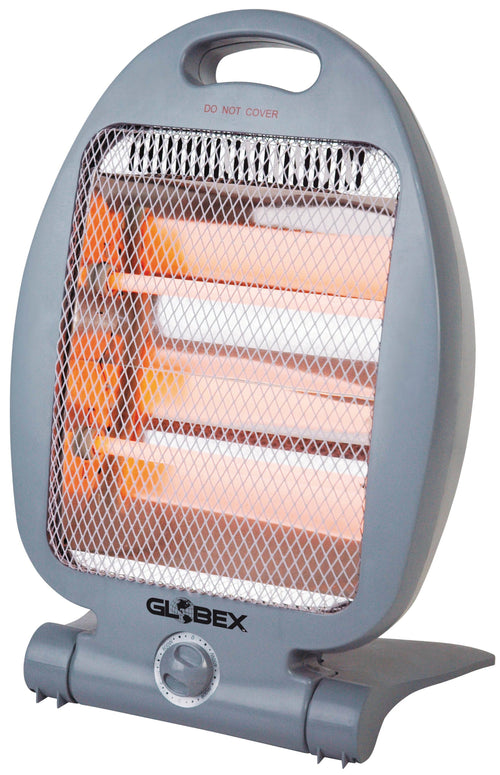 Globex Stufa Al Quarzo Ares Col.Grigio 400-800 W