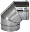 Gomito A 90 ° Inox Aisi 304 Per Stufa Ee ? Cm. 18