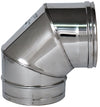 Gomito A 90 ° Inox Aisi 316 Per Stufa Ee ? Cm. 8