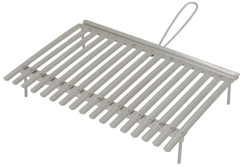 Graticola In Acciaio Inox Con Raccogli Sugo Cm. 50X35