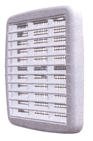 Griglia Di Aerazione In Plastica Con Rete Mm. 175X175 5.00 Pz