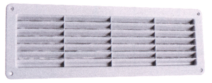 Griglia Di Aerazione In Plastica Con Rete Mm. 370X123 6.00 Pz