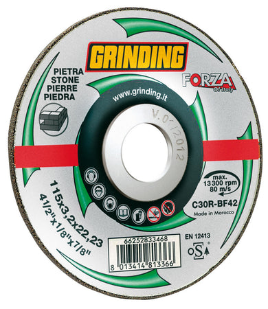 Grinding Disco Abrasivo Centro Depresso Forza Per Marmo Ø Mm. 230X3,2X22,23 25.00 Pz