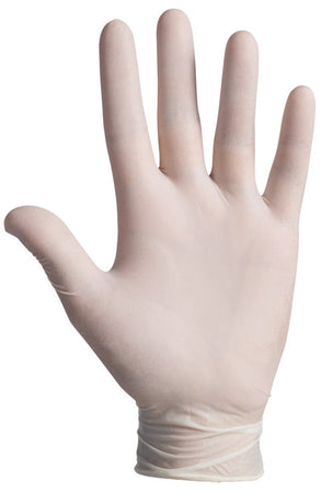 Guanti Monouso In Lattice Sensitive Cf.100 Pz. Col. Bianco Tg. 7,5 (M)