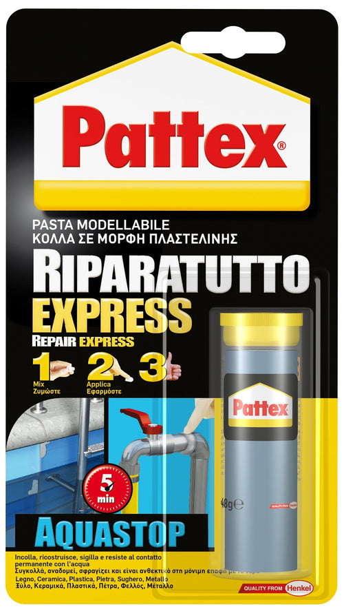 Henkel Adesivo Pattex Riparatutto Express Acquastop Gr. 48