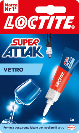 Henkel Colla Super Attak Vetro Gr. 3