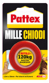 Nastro Biadesivo Extra Forte Millechiodi 19 Mm X 1,5 M Per Interni Ed Esterni Fino A 120 Kg Di Tenuta Pattex Henkel