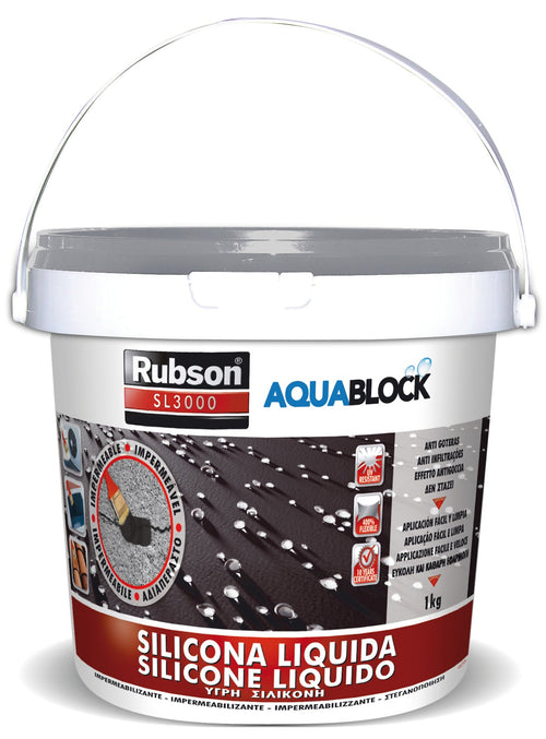 Henkel Silicone Acrilico Liquido Rubson Sl3000 Kg.1