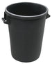 Ics Bidone Per Immondizia Sovrapponibile Col. Nero Lt.120 (H. Cm. 78)